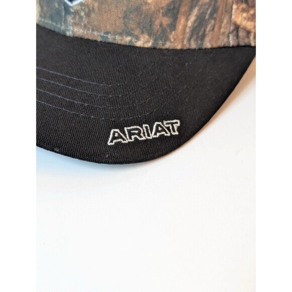 ARIAT Hat Camo SnapBack  Shield Embroidered Logo Hunting - Picture 3 of 7